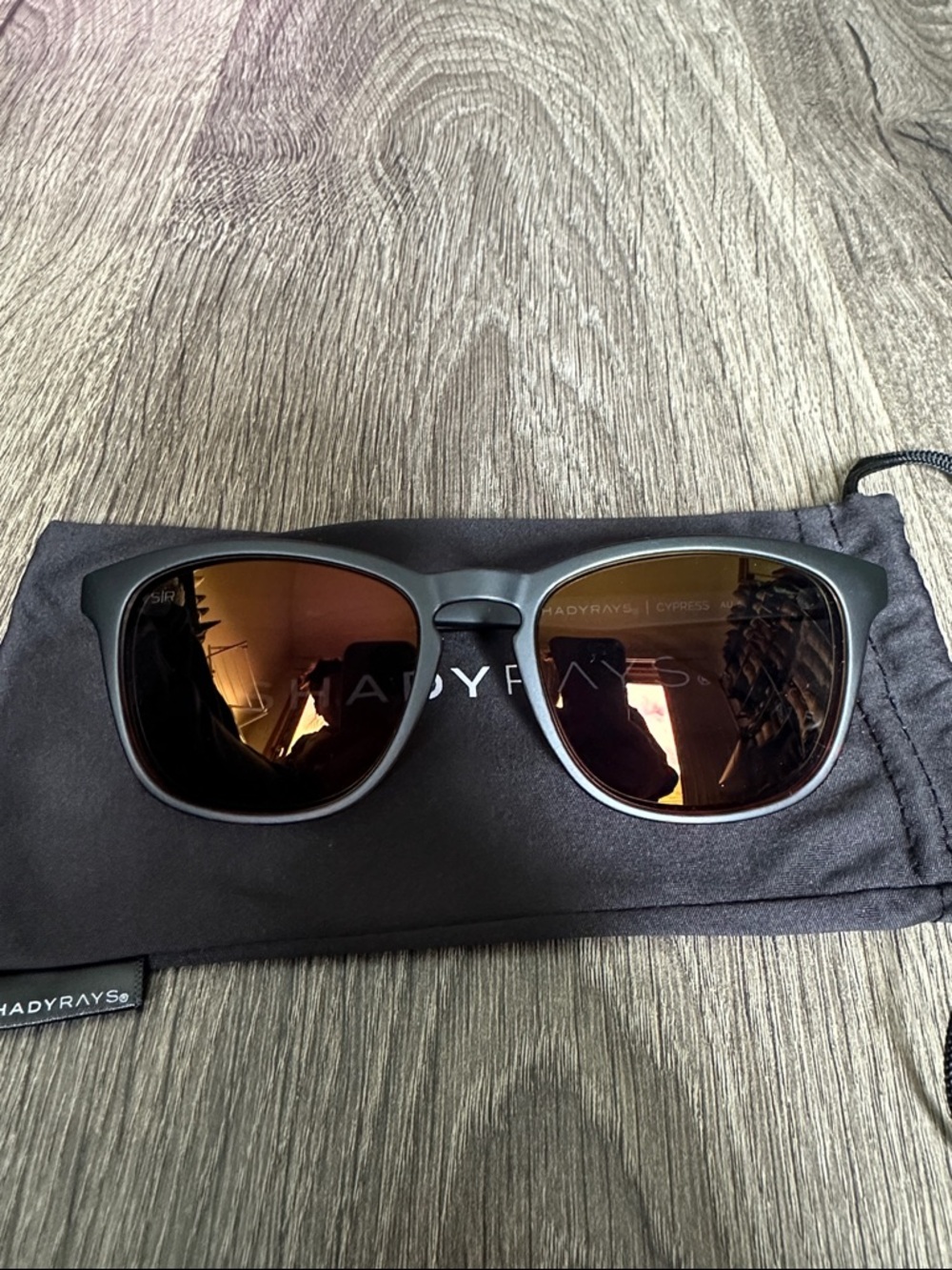 Shady Rays Cypress Polarized Sunglasses - Black with Bronze Lenses